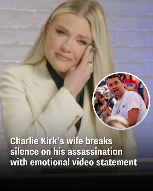 Erika Kirk Breaks Silence After Husband Charlie’s Assassination: An Emotional Vow to Continue His Mission