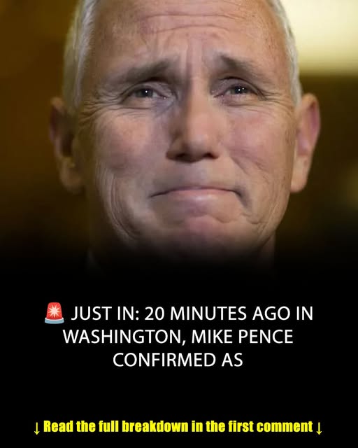 Mike Pence with tears in their eyes make the sad announcement..