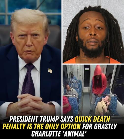 “Death penalty is the only option”: Trump demands execution for Charlotte train killer