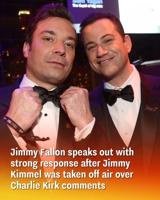 Jimmy Fallon speaks out with strong response after Jimmy Kimmel was taken off air over Charlie Kirk comments