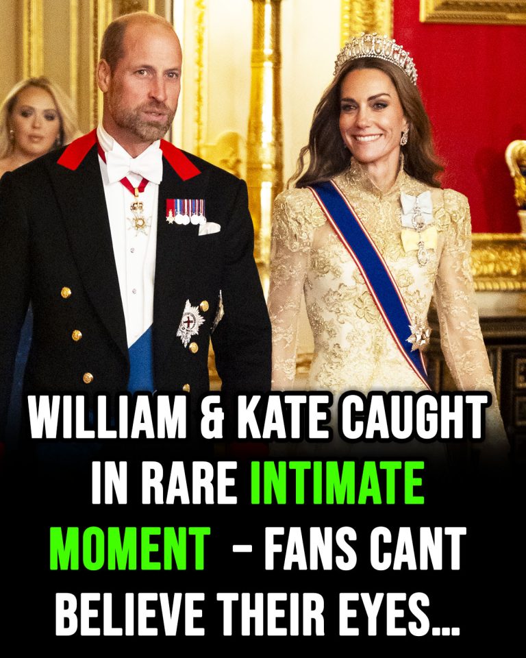 Prince William and Kate Middleton share rare intimate moment at state banquet