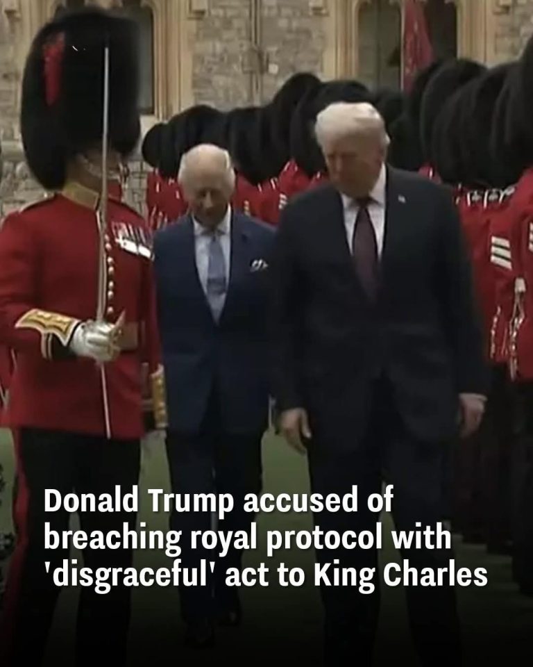 Donald Trump Criticized for Breaching Royal Protocol During UK Visit with King Charles