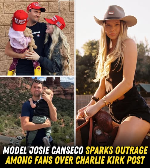 Model Josie Canseco sparks backlash over Charlie Kirk tribute