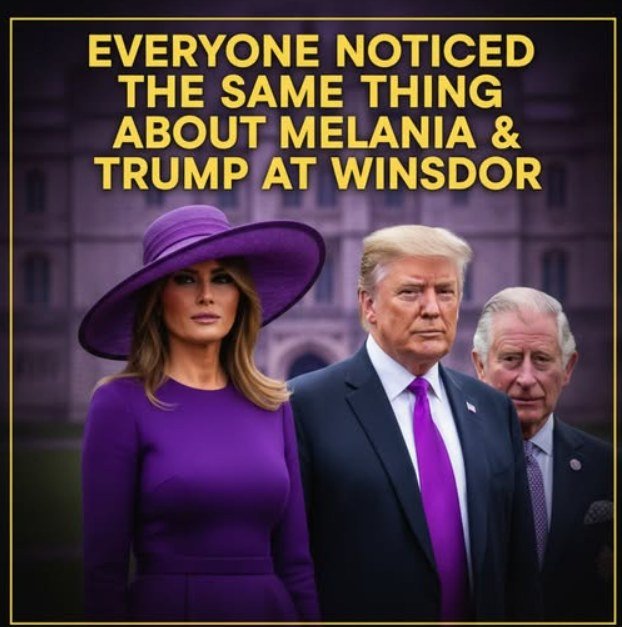 Melania Draws Attention During Meeting with King Charles