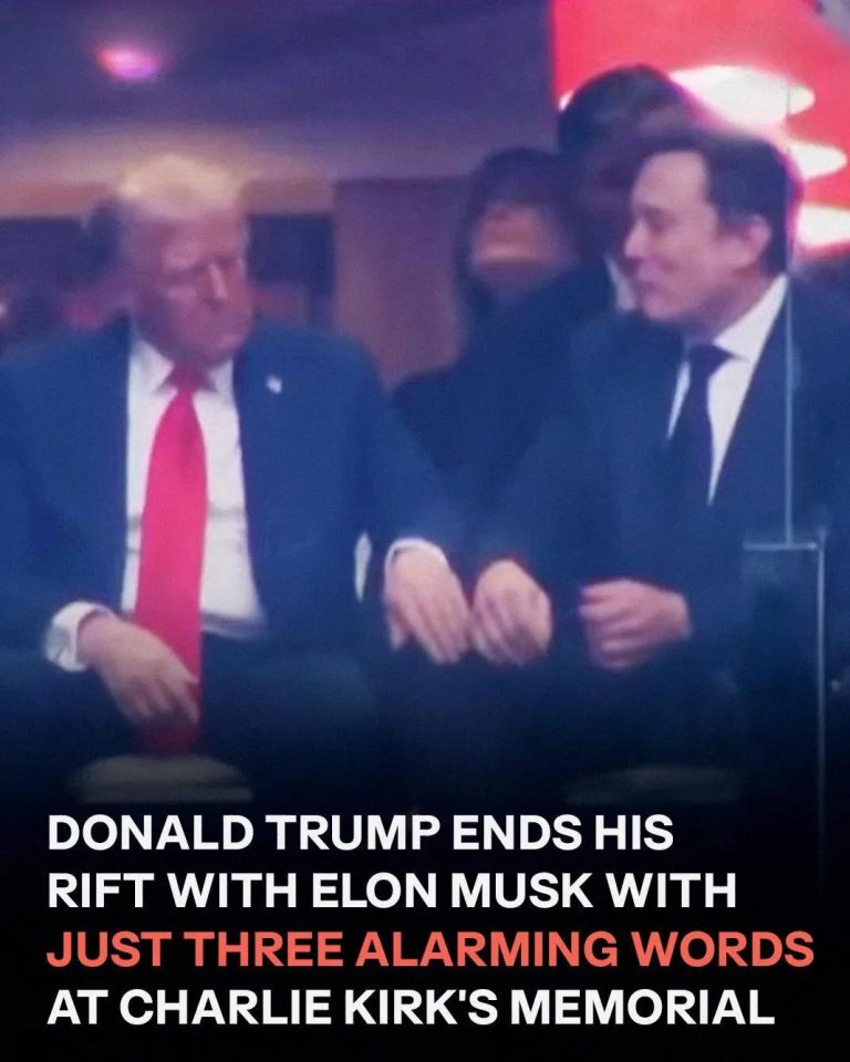 Donald Trump and Elon Musk Reunite at Charlie Kirk’s Memorial After Public Disagreement