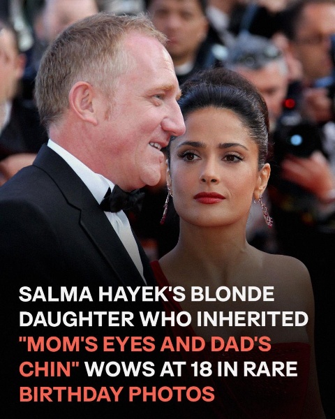 Salma Hayek posts heartfelt birthday photos of her daughter Valentina on her 18th birthday