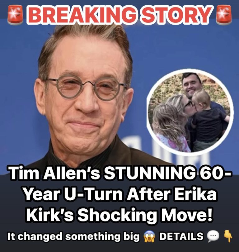 Tim Allen Makes 60-Year U-Turn After Erika Kirk’s Forgiveness for Charlie’s Alleged Murderer