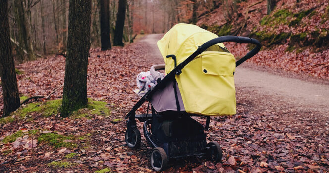If you find an abandoned stroller at the side of the road, don’t get out of your vehicle