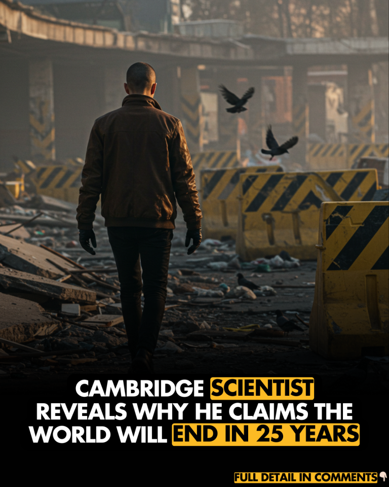 Cambridge scientist reveals why he claims the world will end in 25 years