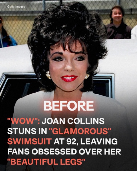 At 92, Joan Collins stuns fans with a glamorous swimsuit photo from St. Tropez