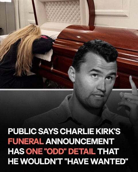 The schedule for Charlie Kirk’s memorial service has been released