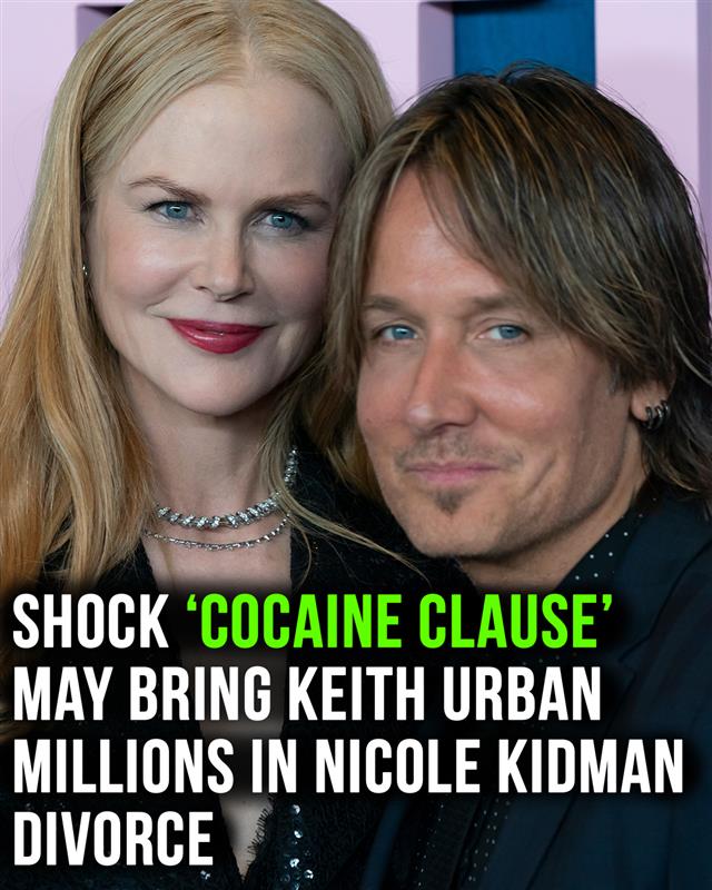 ‘Cocaine clause’ may bring Keith Urban millions in Nicole Kidman divorce