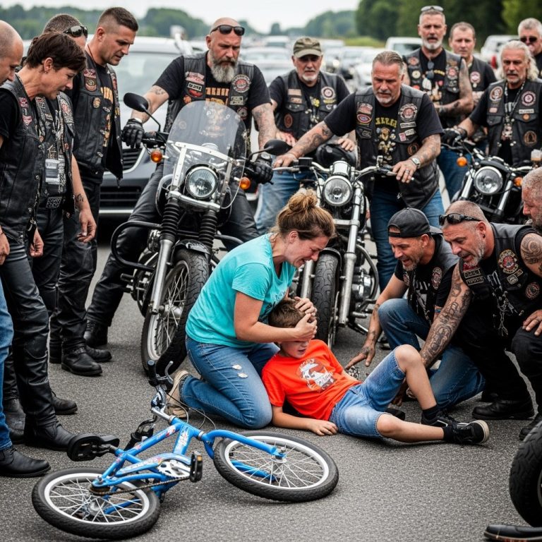 22 Bikers Helped My Dying Son on Highway When Everyone Just Filmed His Seizure
