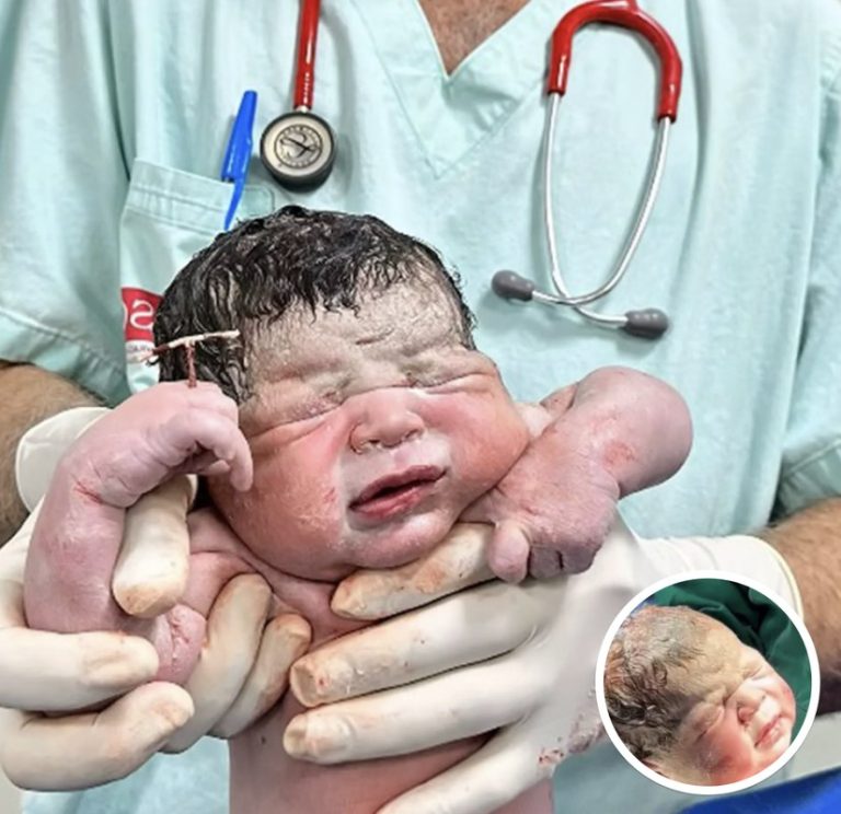 Photo Of Newborn Baby Turns Heads After People Spot Small Detail