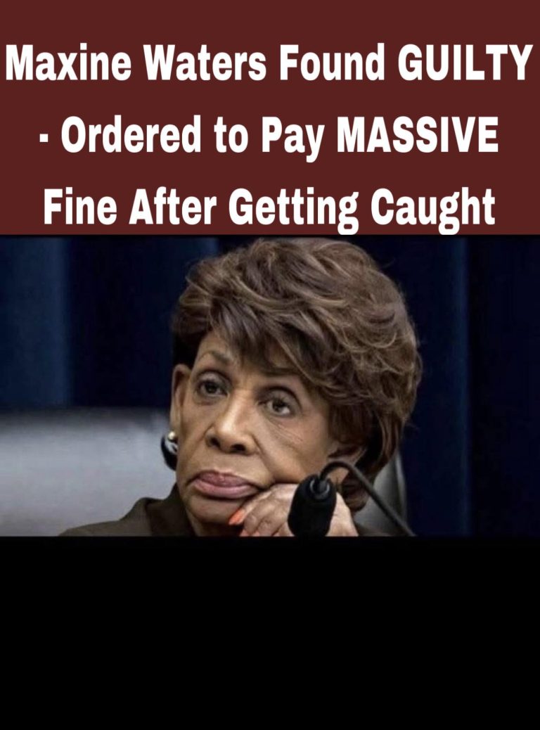 Rep. Maxine Waters’ Campaign Fined $68,000 for Election Law Violations