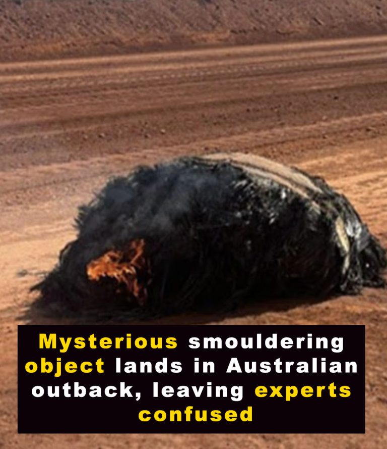 Mysterious smouldering object lands in Australian Outback