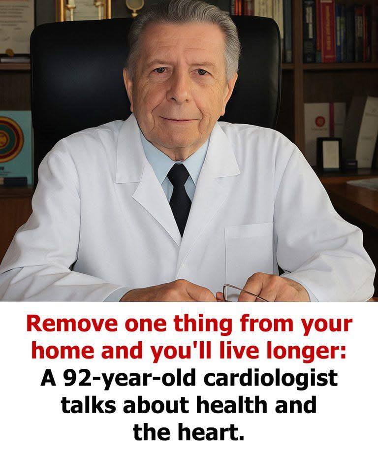 Remove one item from your home to live longer, says a 92-year-old cardiologist