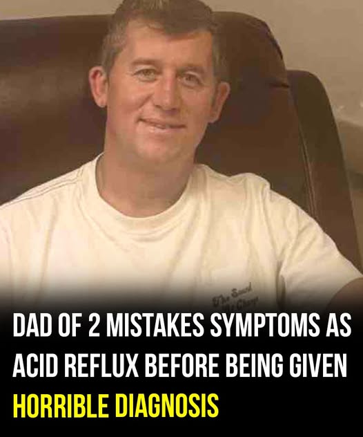 Dad believed he was dealing with acid reflux before given devastating diagnosis