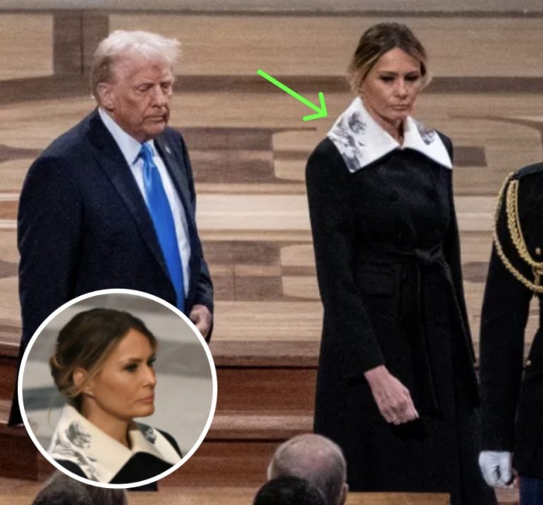 Melania’s Outfit At Carter Funeral Turns Heads After People Spot Small Detail