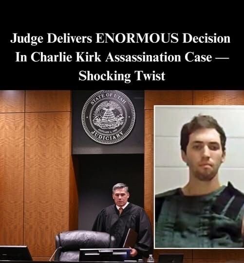 Judge Delivers First Big Decision in Charlie Kirk Assassination Case — Court Rejects Defense’s Attempt to Dismiss Charges, Clears Path for Full Trial Against Accused Shooter Tyler Robinson Amid National Debate Over Political Violence, Justice, and Security at Public University Events