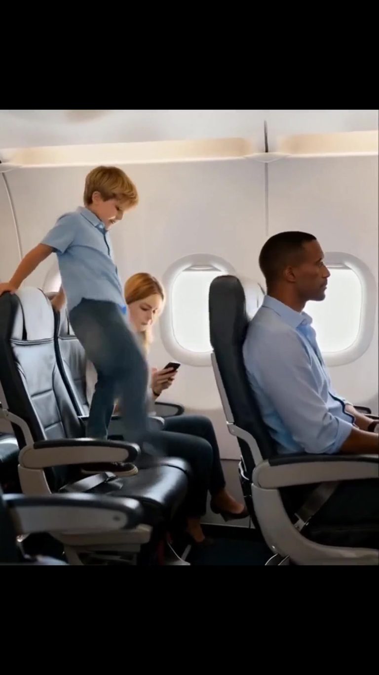 On My Recent Flight, a Young Boy Kept Kicking My Seat, This Is What I Did to Deal With It