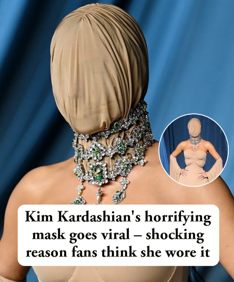 Kim Kardashian mocked for bizarre mask at California gala – the theory behind it