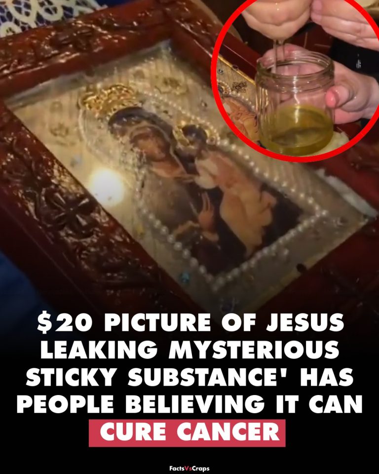 $20 Painting Of Jesus ‘Leaking Mysterious Sticky Substance’ Has People Believing It Can Heal Cancer