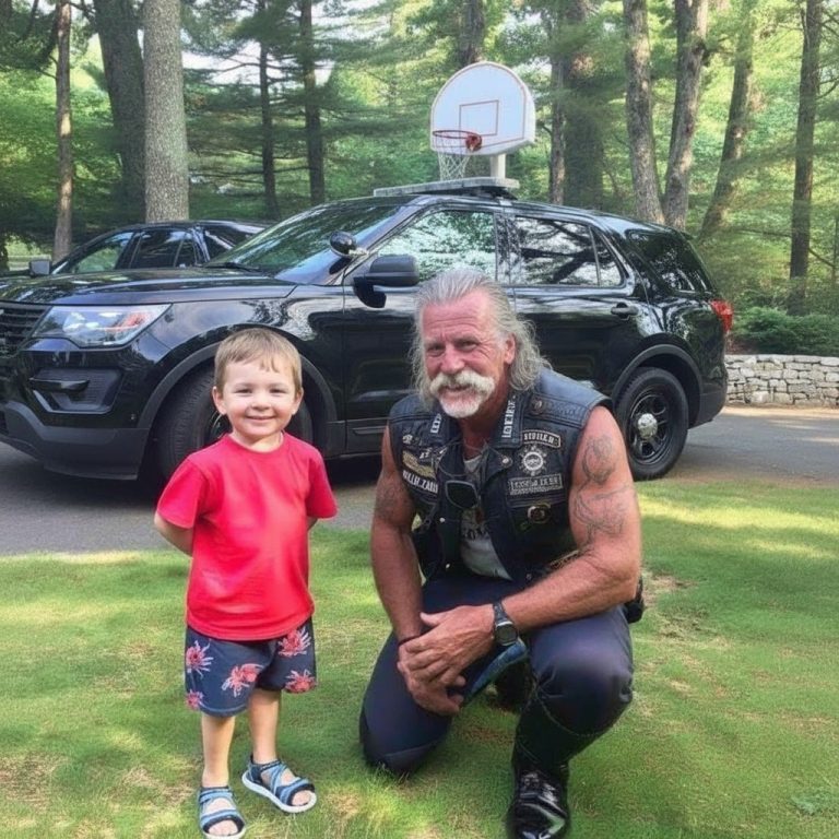 My Son Begged Me To Take A Picture With That “Scary Biker Man”