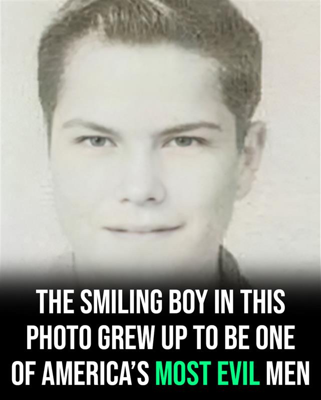 The smiling young man in this photo grew up to be one of America’s most evil men