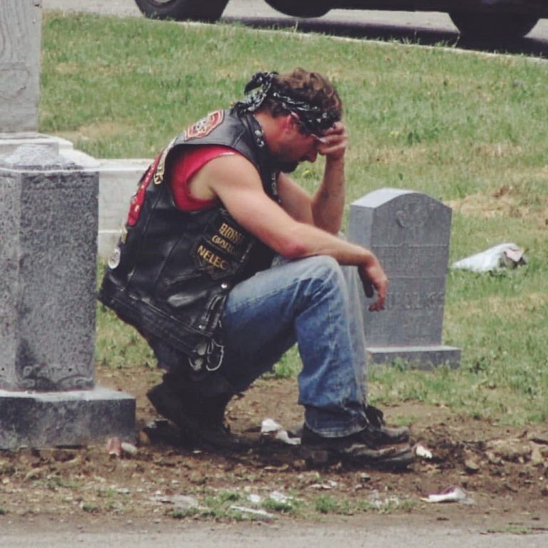 A Biker Showed Up At My Wife’s Grave Every Week And I Had No Idea Who He Was