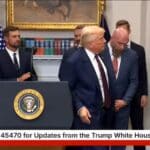 Trump Seemingly Collided With Podium While Exiting Press Conference