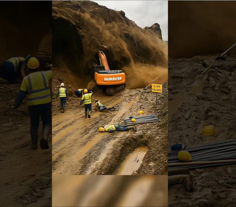 What does it mean to rescue a worker from a collapsed pile of soil?