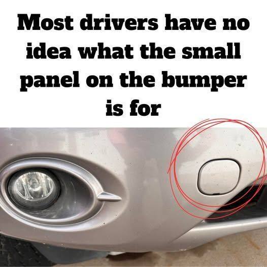 What That Tiny Square on Your Car Bumper Is Really Used For