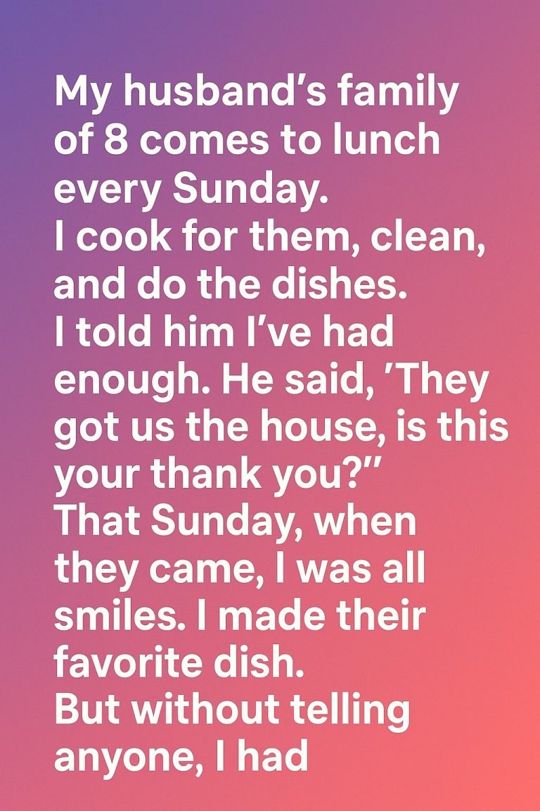 The Sunday Surprise That Brought Balance to the Family