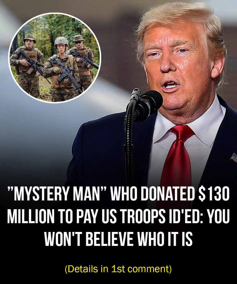 “Mystery man” who donated $130 million to pay U.S. troops finally revealed