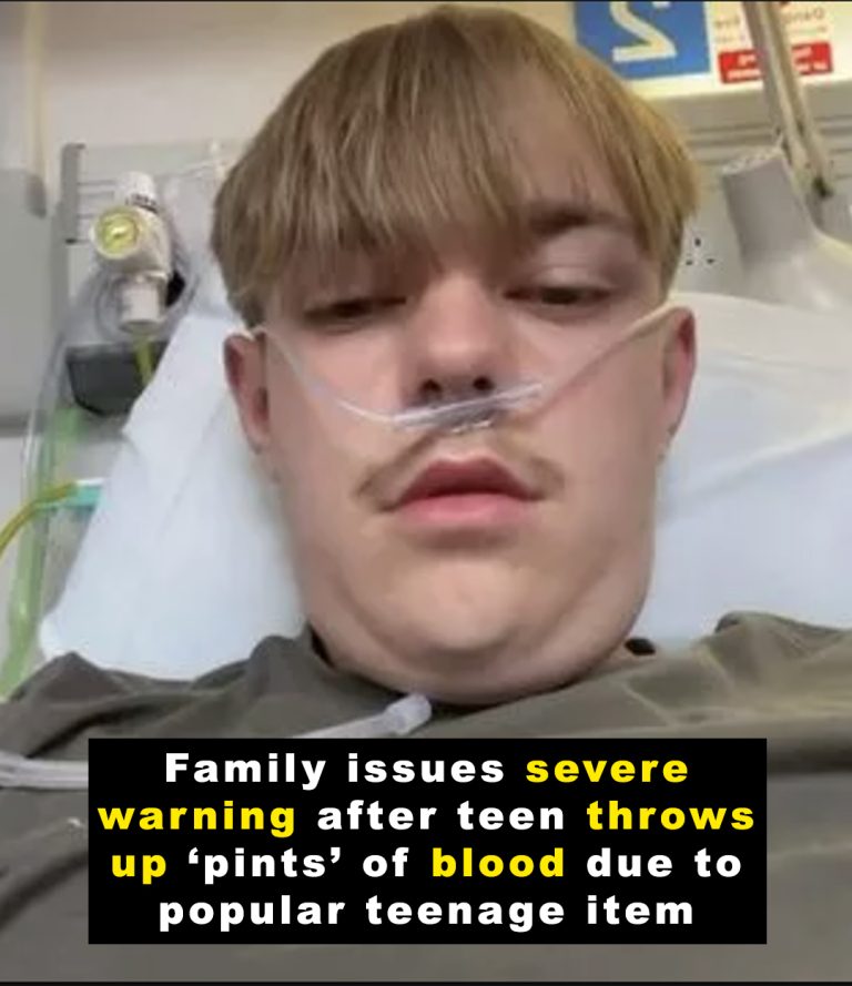 Family issues warning after teen coughs up loads of blood to ‘fit in’