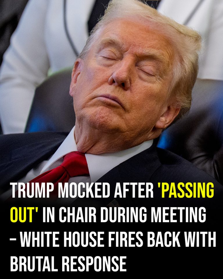 Trump mocked as Dozy Don after photo – White House issues scathing response