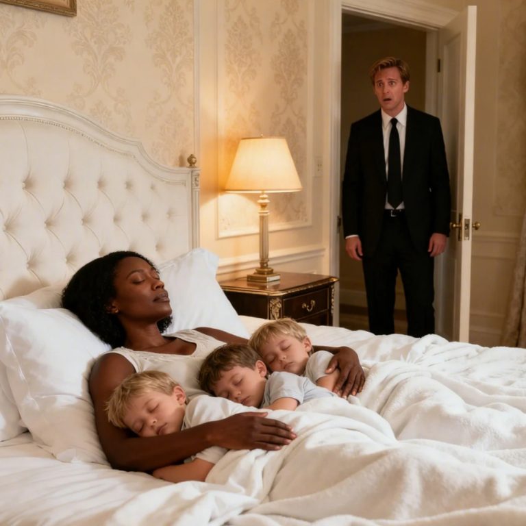 No nanny could survive a day with the billionaires triplets, Until the black woman arrived and did what no one else could