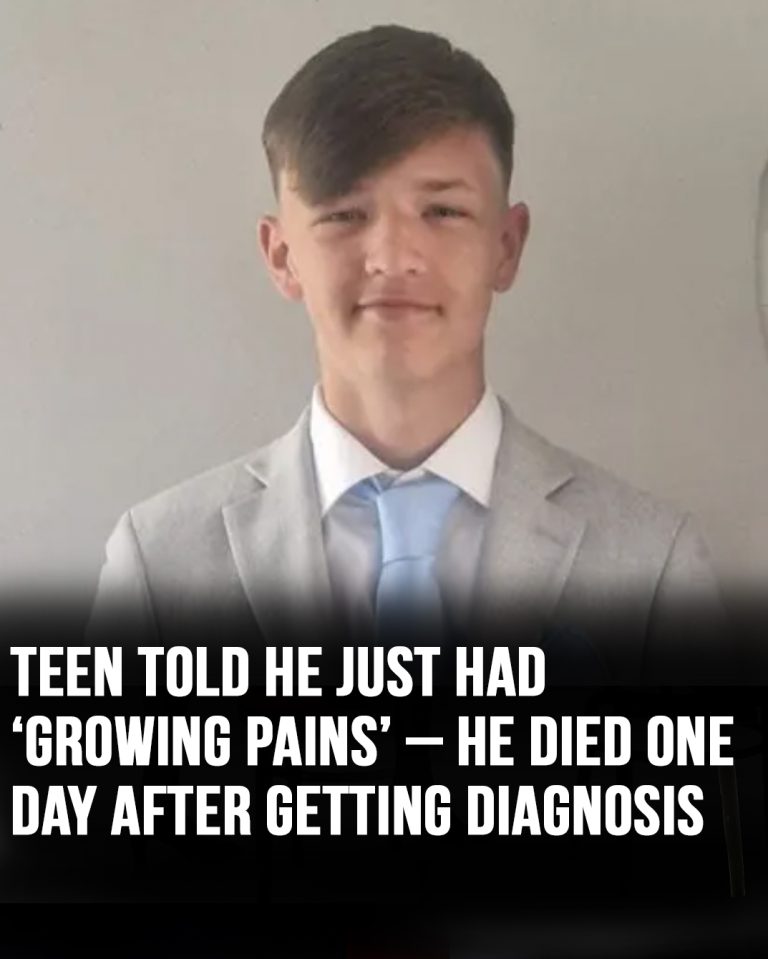 Teen told he just had ‘growing pains’ dies one day after diagnosis