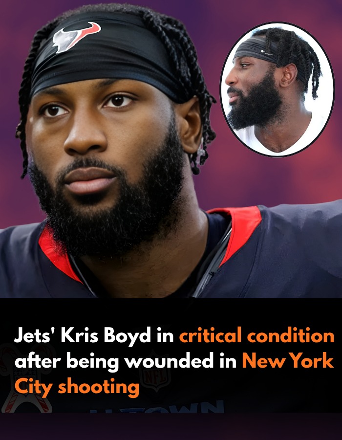 Jets’ Kris Boyd in critical condition after being wounded in New York City shooting: reports
