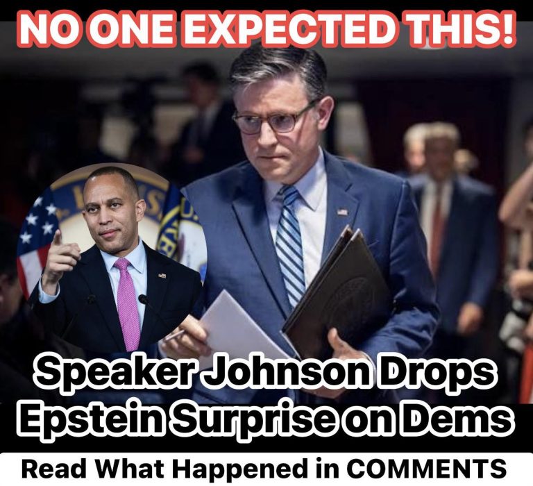 Speaker Johnson Warns Democrats’ Sudden Push on Epstein Files Is Politically Motivated and Potentially Dangerous