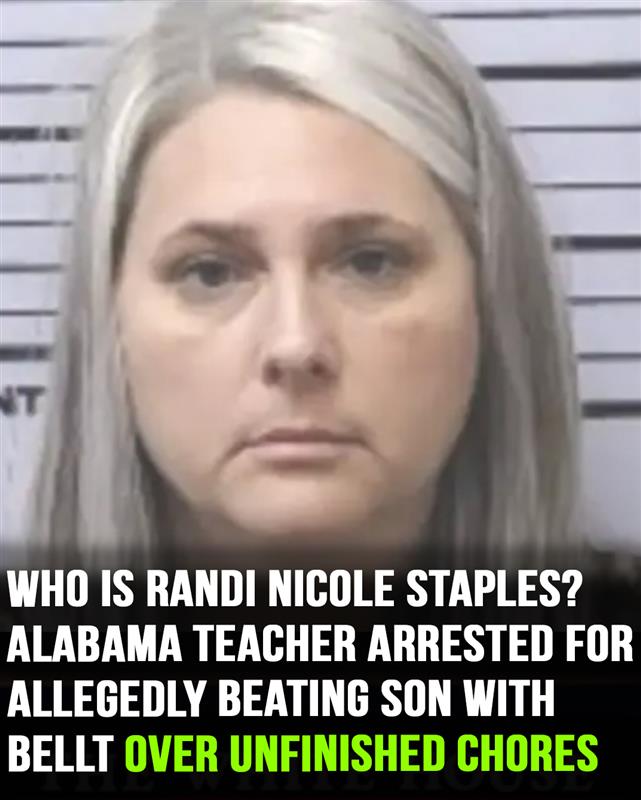 Who is Alabama teacher arrested for allegedly beating child with belt over unfinished chores?