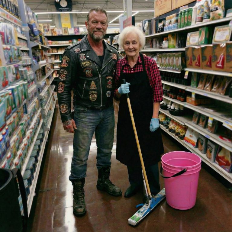 Rich Woman Slapped Me For Mopping Too Slowly Until The Biker In Aisle Three Heard My Screams