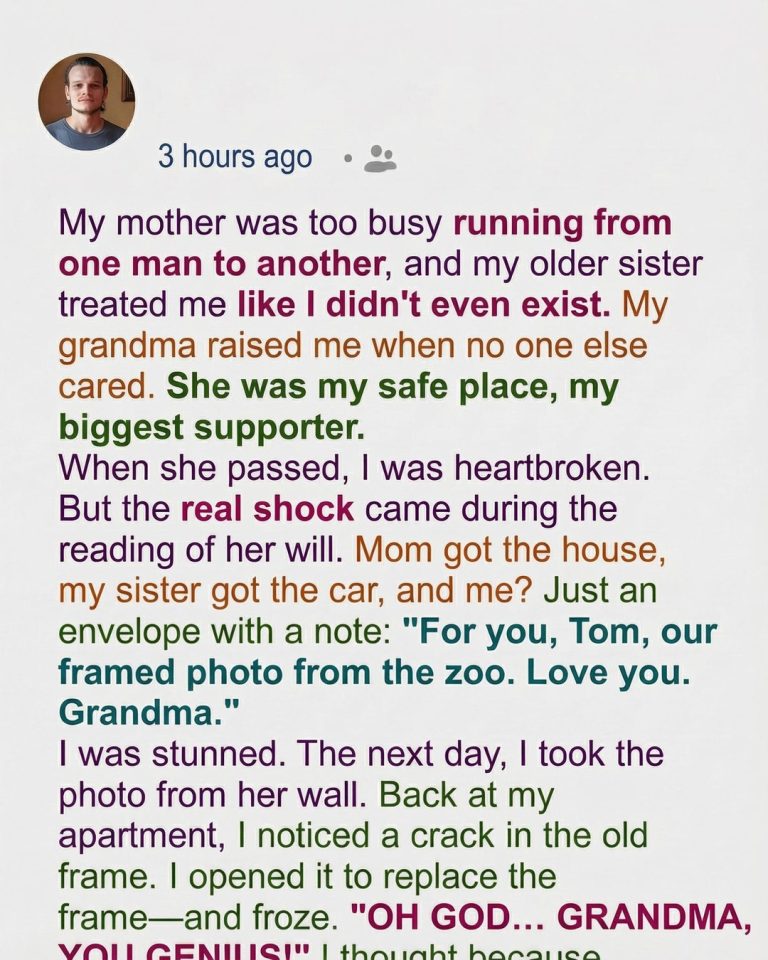 My Grandma Left Me Only a Photo While My Family Received Her Home and Car, Later I Understood the Wisdom in Her Gift