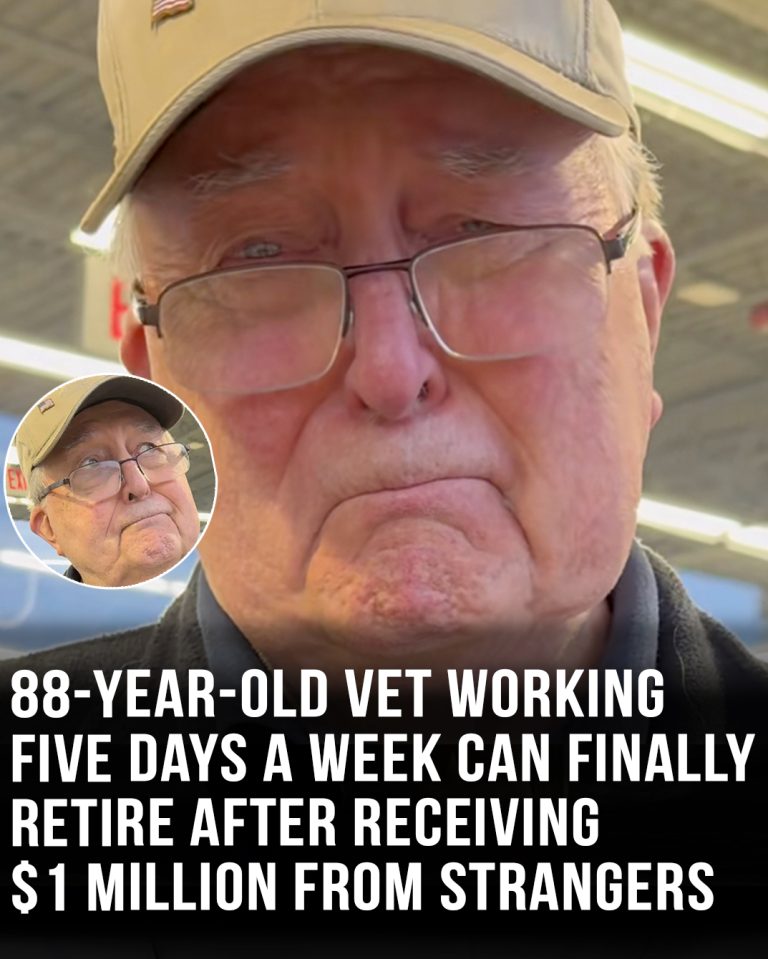 88-year-old veteran working five days a week can finally retire after receiving $1.5 million from strangers