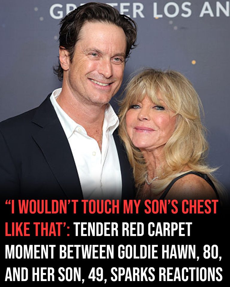 Goldie Hawn’s red carpet gesture toward her son sparks fierce debate
