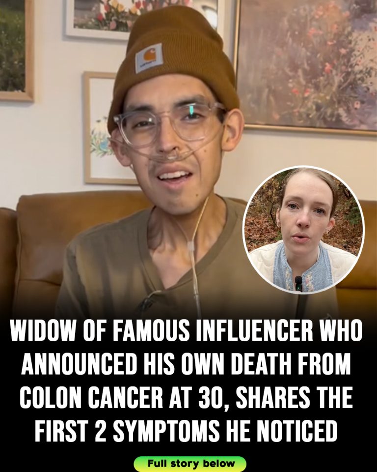 Widow of influencer who announced his own death from colon cancer at 30, shares the first 2 symptoms he experienced