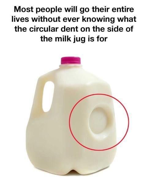 Entertainment The Hidden Purpose Behind That Little Dent on Your Milk Jug — And Why It Matters More Than You Think
