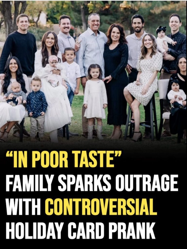 The internet is divided over this family’s controversial holiday card photo