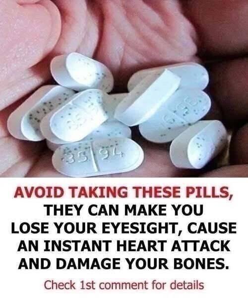 ALERT! THESE PILLS CAN CAUSE THROMBI, CLOTS AND A HEART ATTACK💊